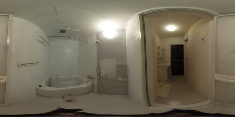 パノラマ画像バスルーム