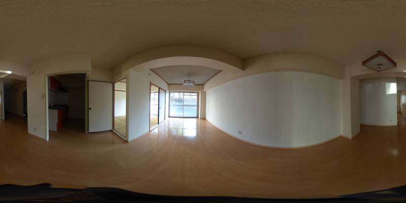 パノラマ画像リビング