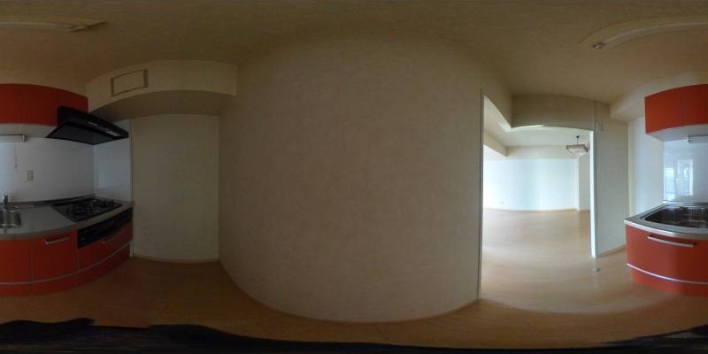 パノラマ画像キッチン