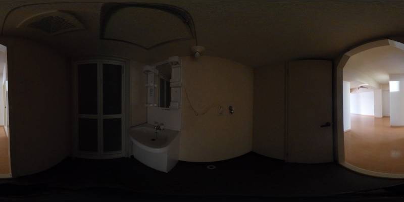 パノラマ画像洗面所