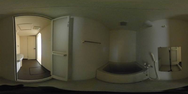 パノラマ画像バスルーム