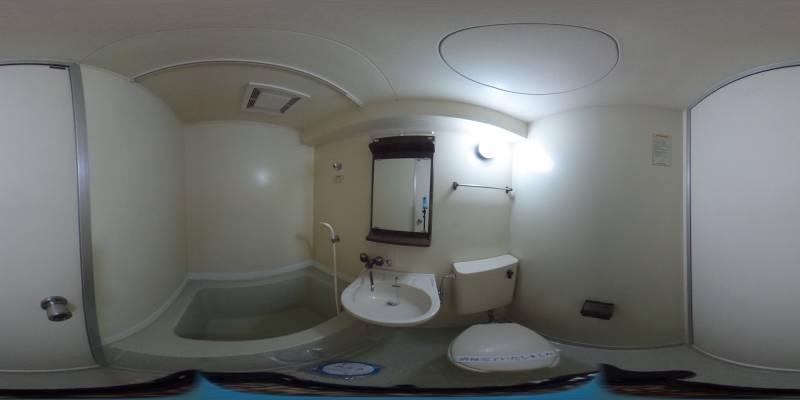 パノラマ画像バスルーム