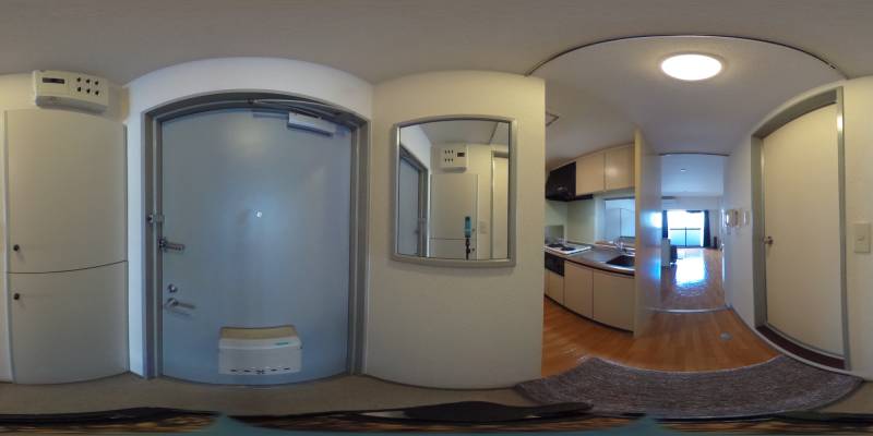 パノラマ画像玄関