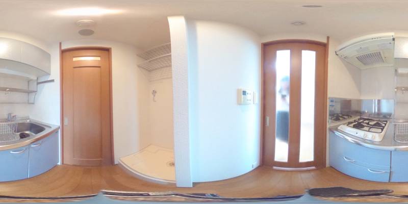 パノラマ画像キッチン