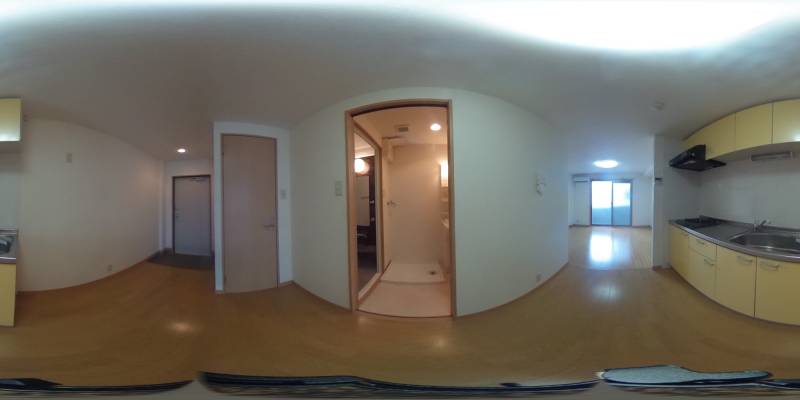 パノラマ画像キッチン