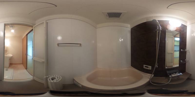 パノラマ画像バスルーム