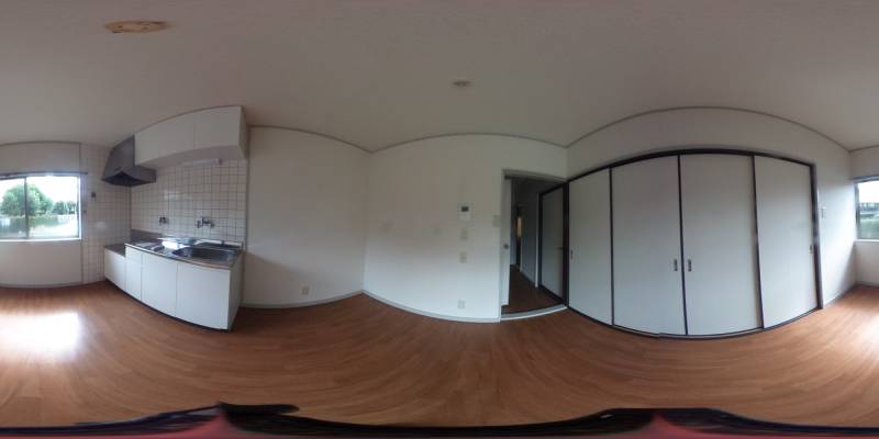 パノラマ画像キッチン