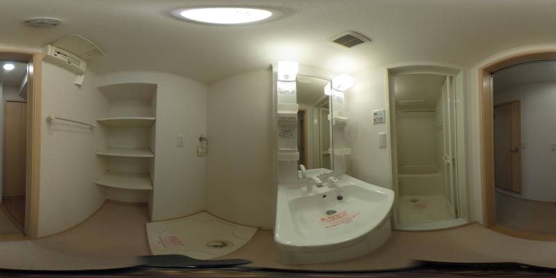 パノラマ画像洗面所