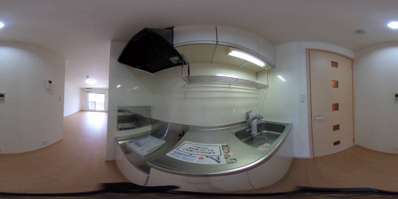 パノラマ画像キッチン