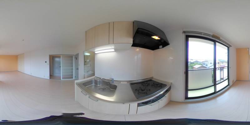 パノラマ画像キッチン