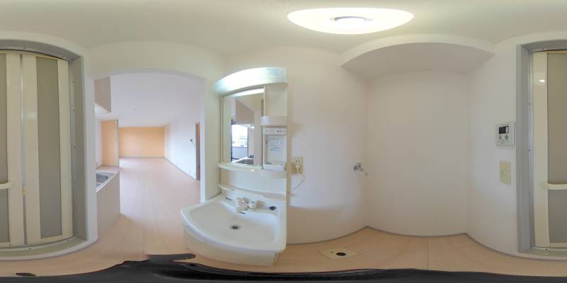 パノラマ画像洗面所