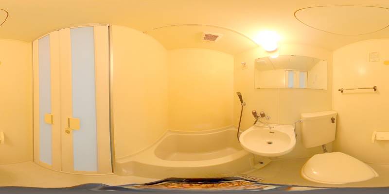 パノラマ画像バスルーム