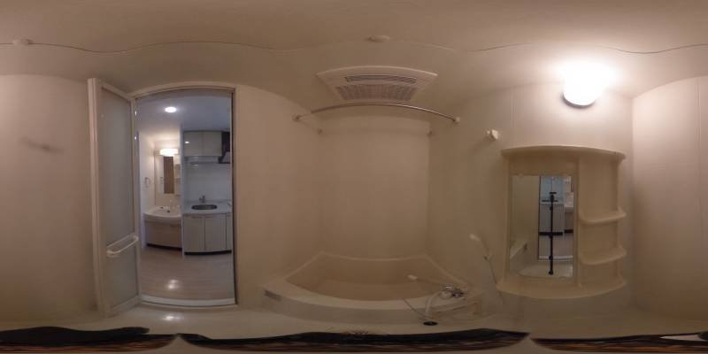 パノラマ画像バスルーム