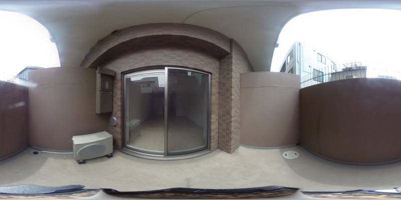 パノラマ画像バルコニー