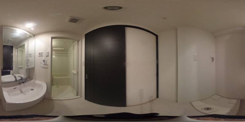 パノラマ画像洗面所