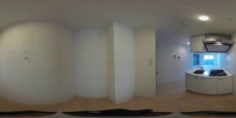 パノラマ画像キッチン