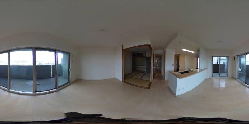 パノラマ画像リビング