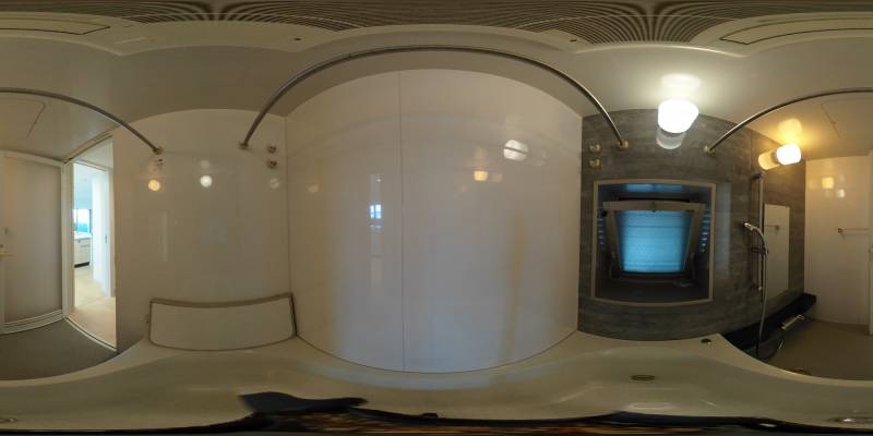 パノラマ画像バスルーム