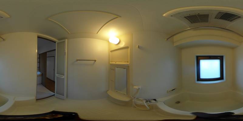 パノラマ画像バスルーム