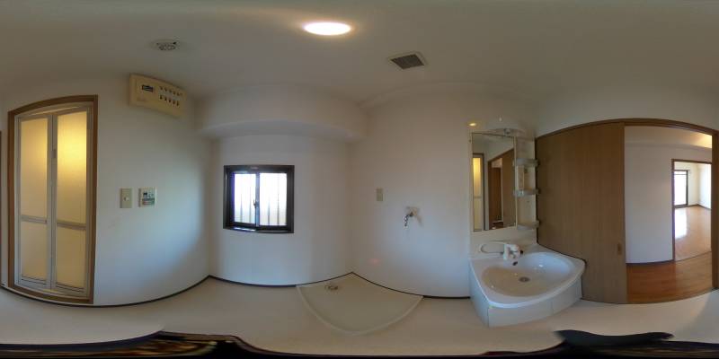 パノラマ画像洗面所