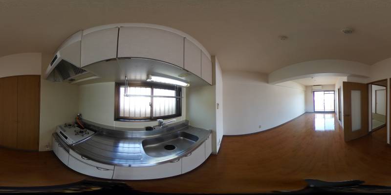 パノラマ画像キッチン