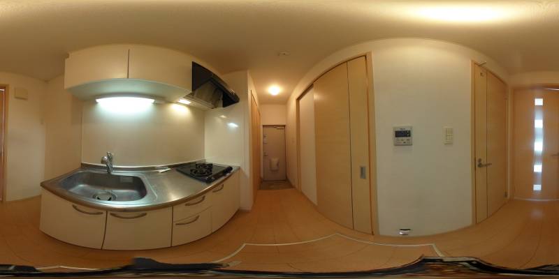 パノラマ画像キッチン