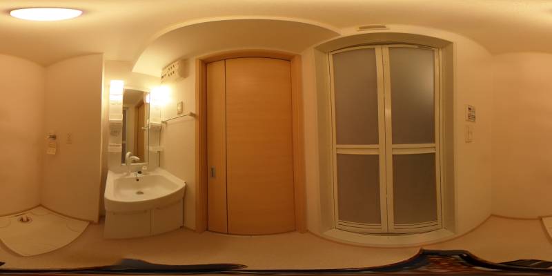 パノラマ画像洗面所