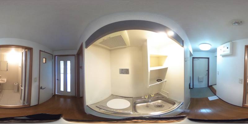 パノラマ画像キッチン