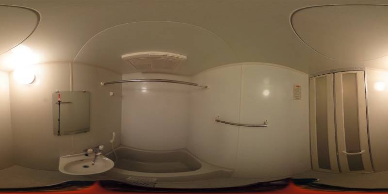 パノラマ画像バスルーム