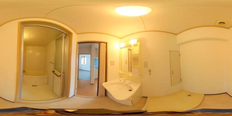 パノラマ画像洗面所