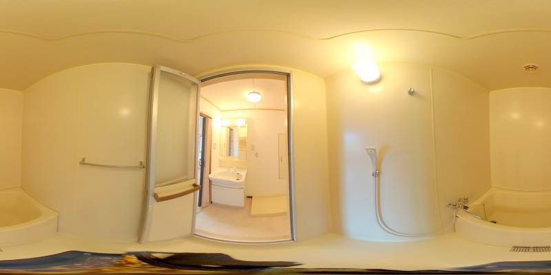 パノラマ画像バスルーム