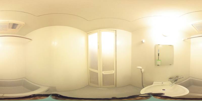 パノラマ画像バスルーム