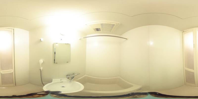 パノラマ画像バスルーム