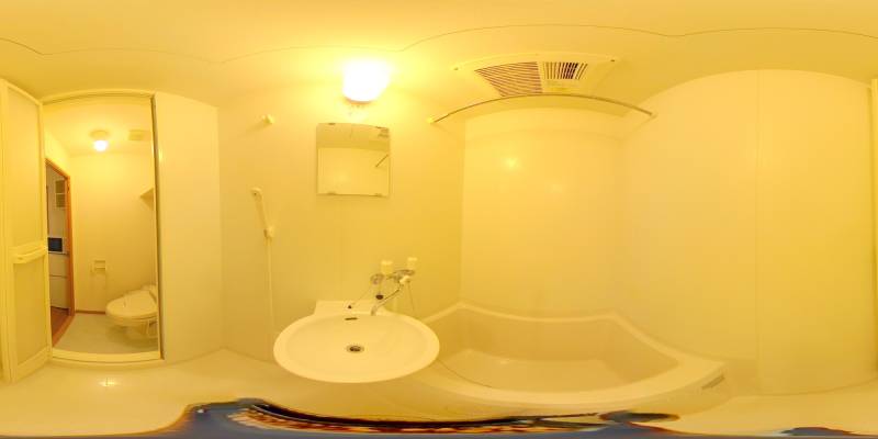 パノラマ画像バスルーム