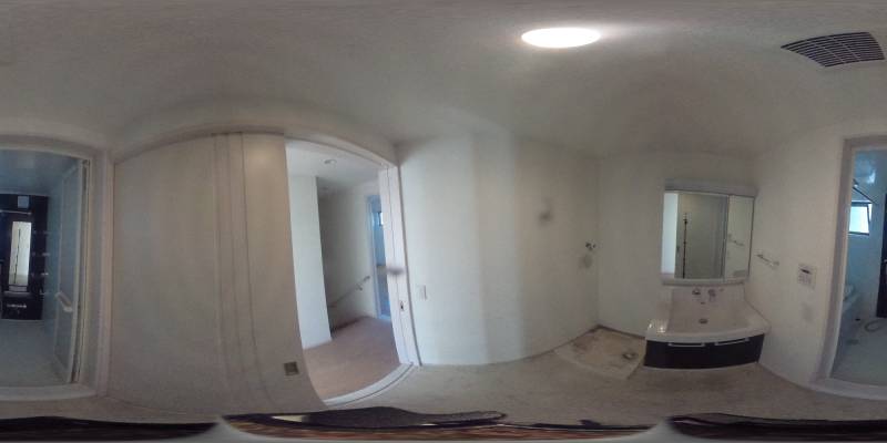 パノラマ画像洗面所