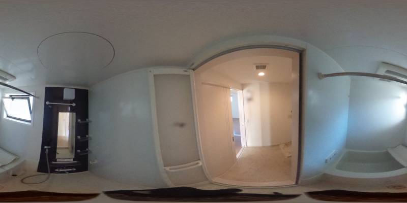 パノラマ画像バスルーム