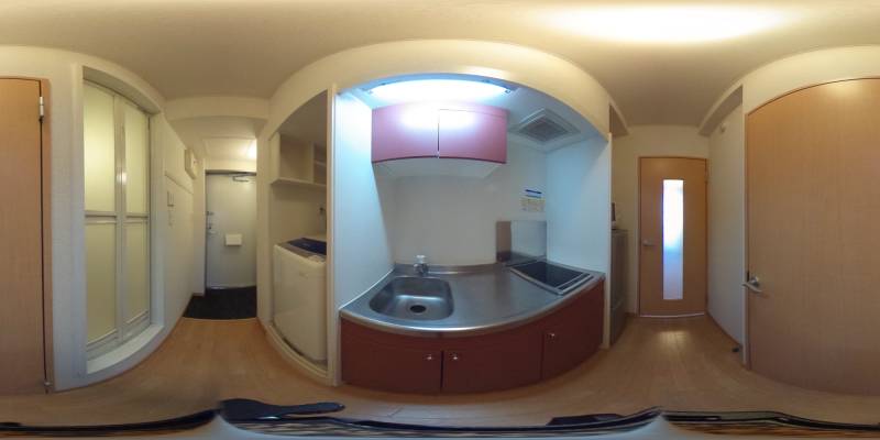 パノラマ画像キッチン