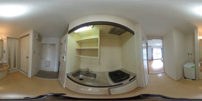 パノラマ画像キッチン