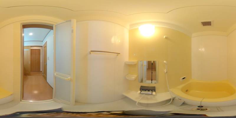 パノラマ画像バスルーム