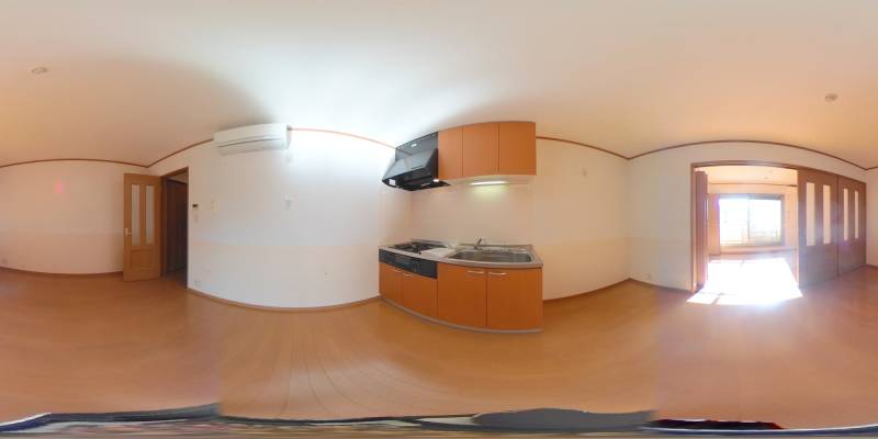 パノラマ画像キッチン