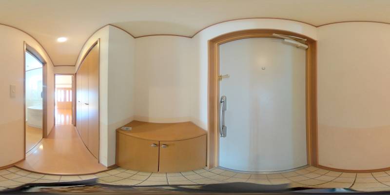 パノラマ画像玄関