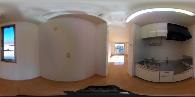 パノラマ画像キッチン