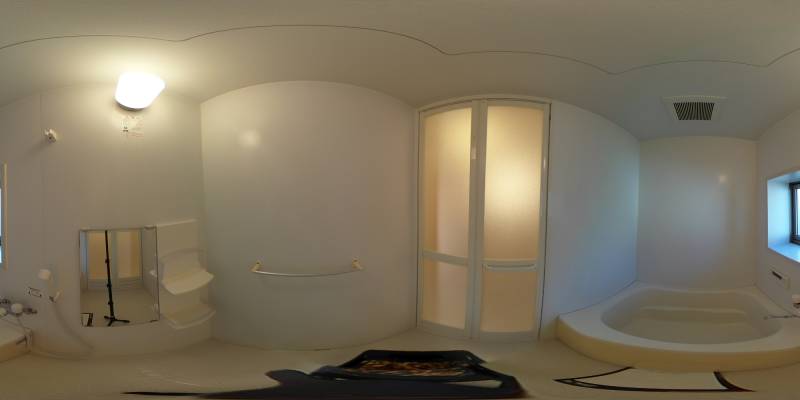 パノラマ画像バスルーム