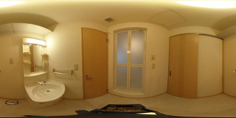 パノラマ画像洗面所