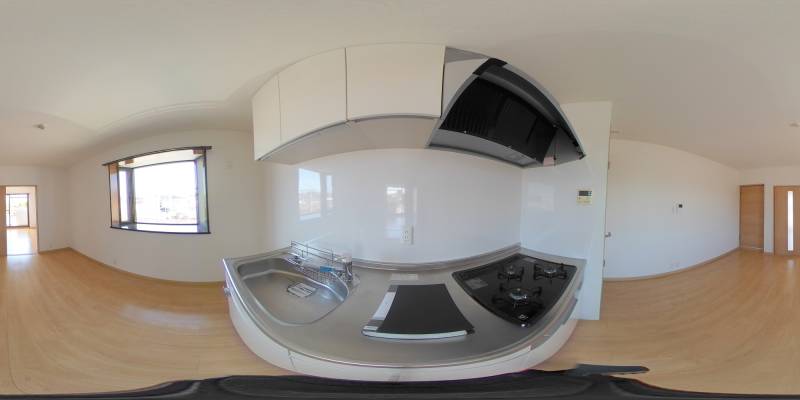 パノラマ画像キッチン