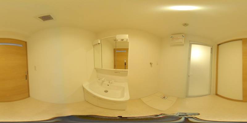 パノラマ画像洗面所