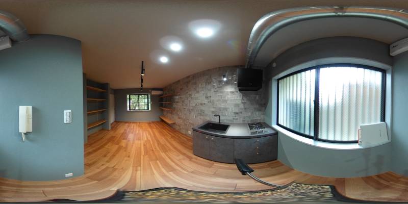 パノラマ画像キッチン