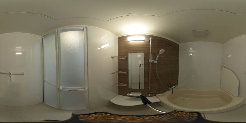 パノラマ画像バスルーム