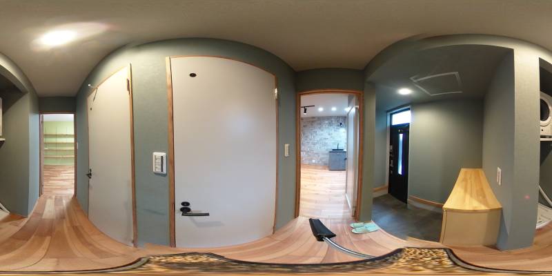 パノラマ画像玄関