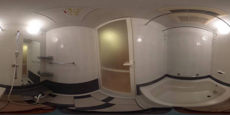 パノラマ画像バスルーム